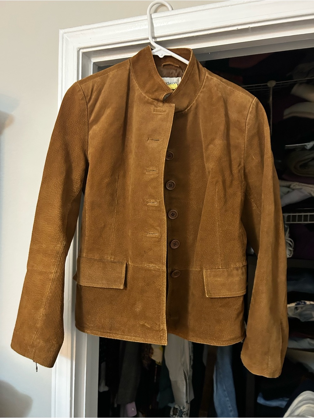 Chadwicks Suede Jacket in Tan Brown